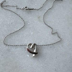 Tiffany & Co Silver Love Necklace